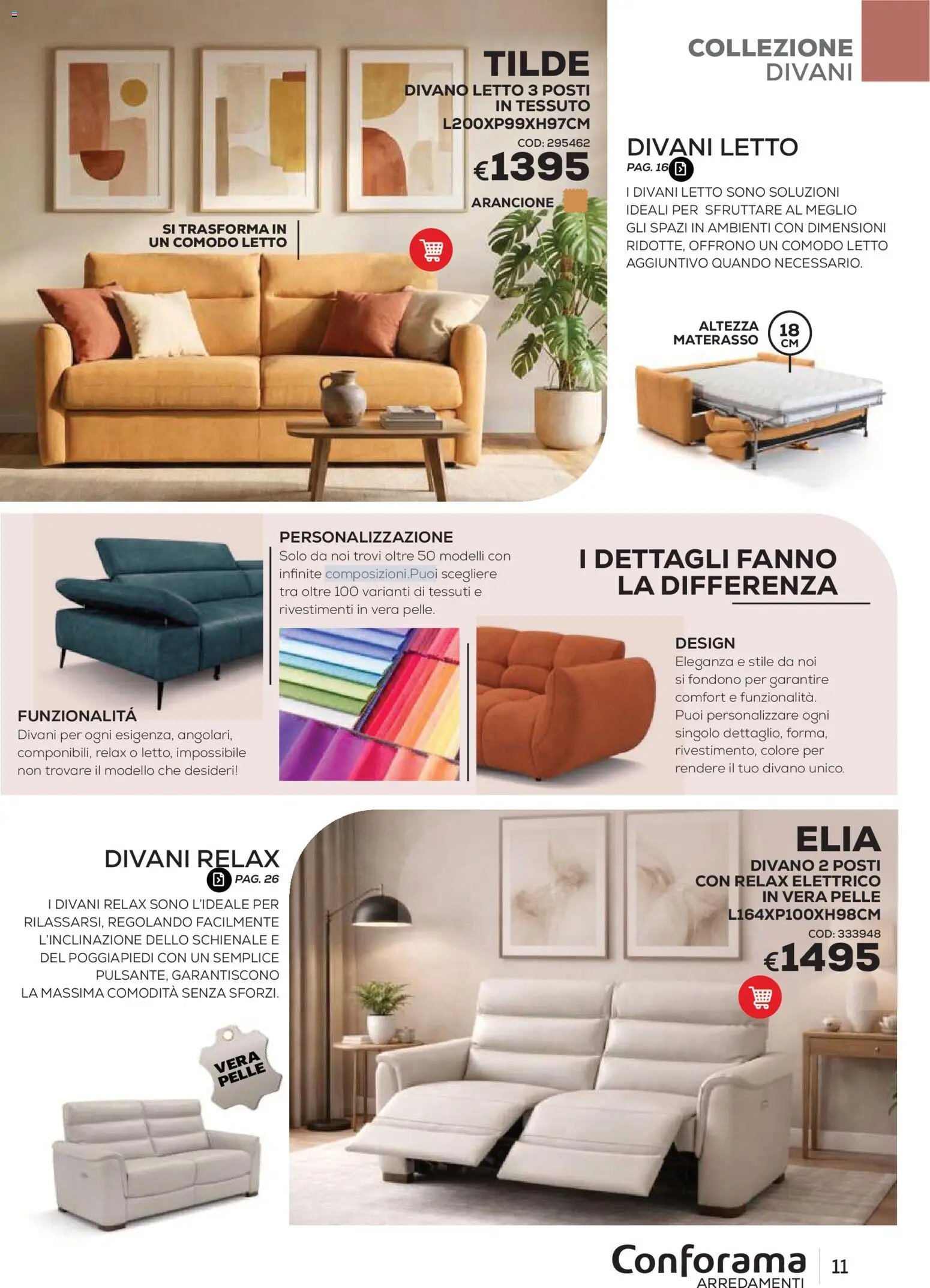 Conforama volantino Arredo