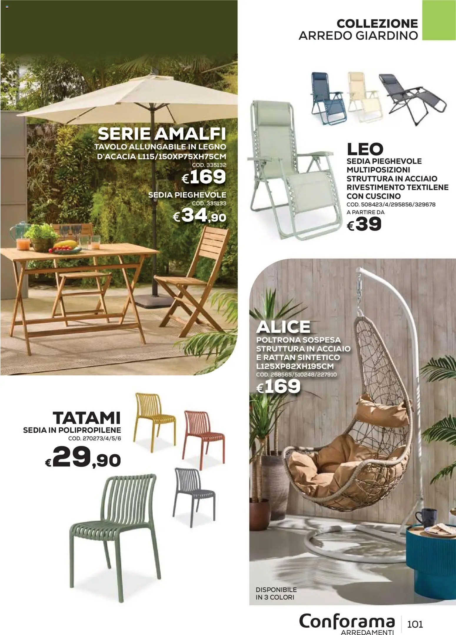 Conforama volantino Arredo
