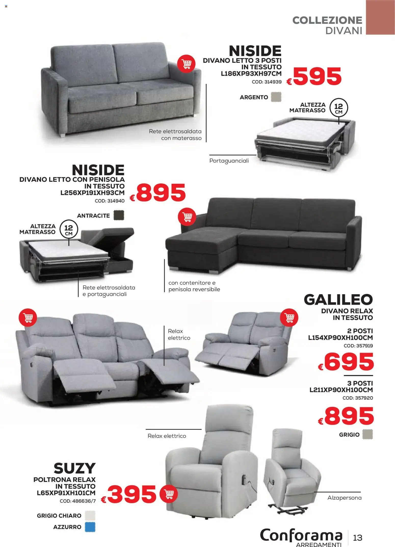 Conforama volantino Arredo