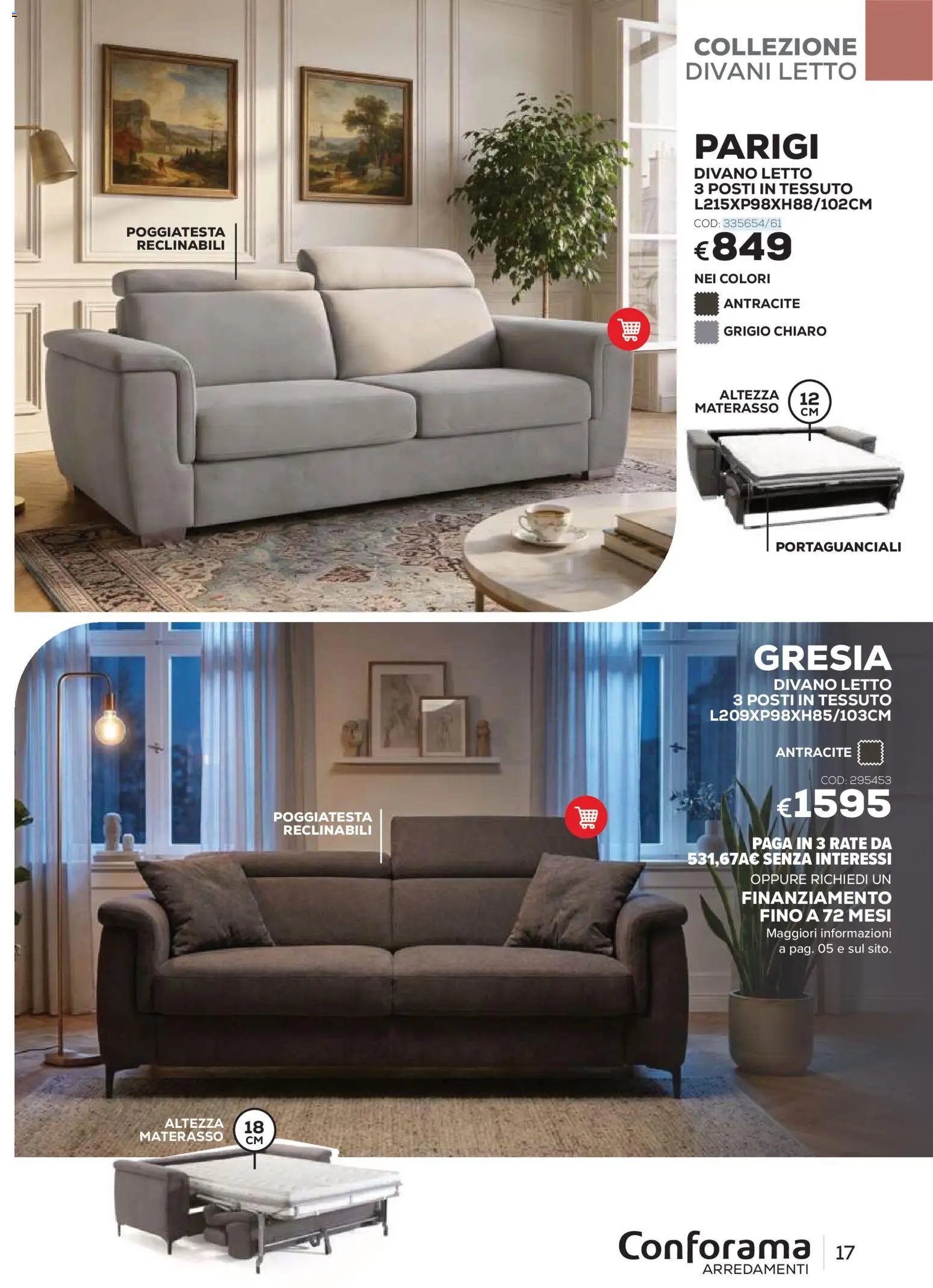 Conforama volantino Arredo
