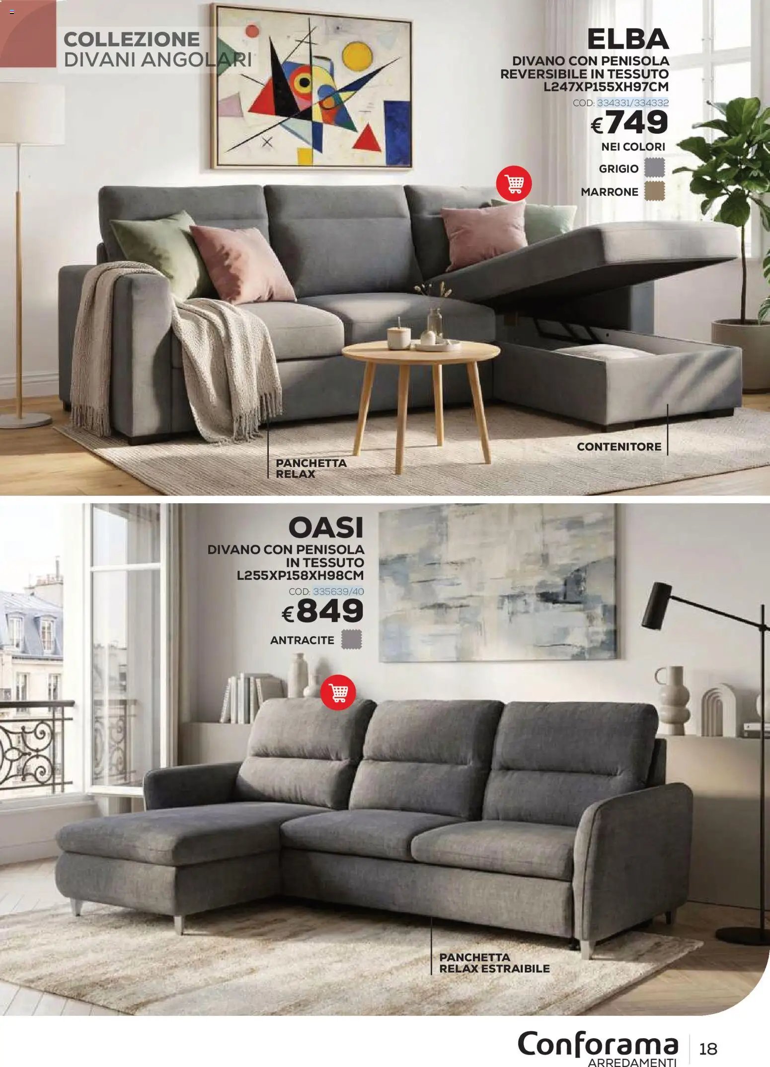 Conforama volantino Arredo