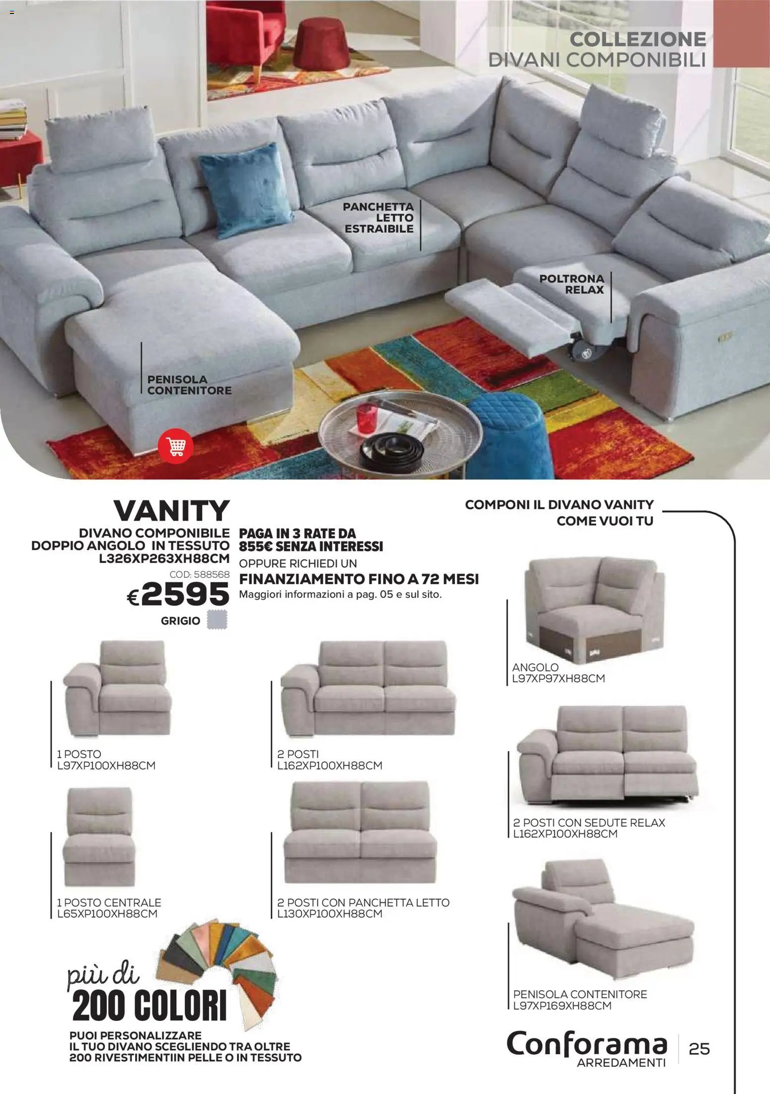 Conforama volantino Arredo