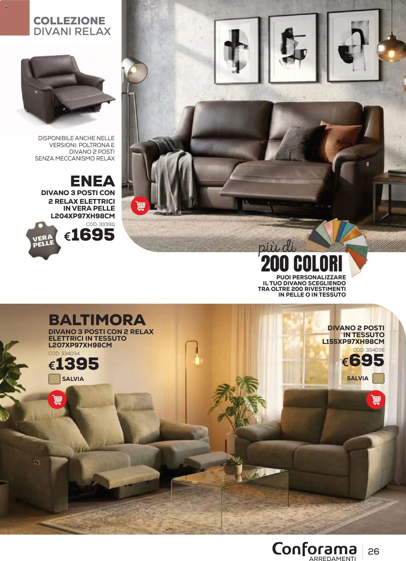Conforama volantino Arredo