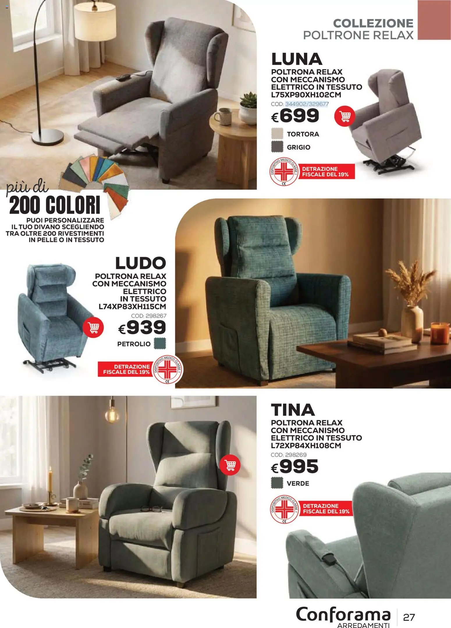 Conforama volantino Arredo