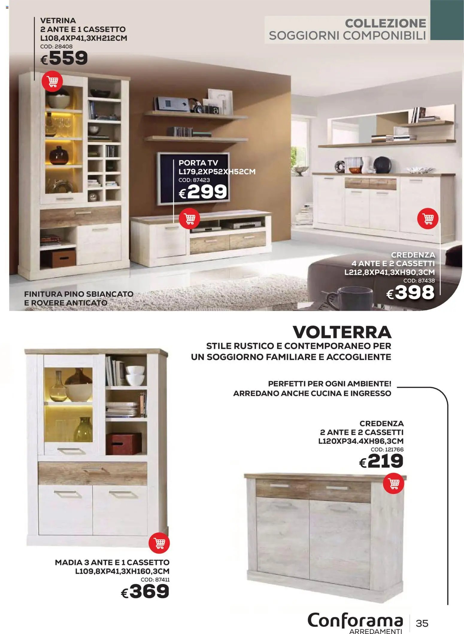 Conforama volantino Arredo