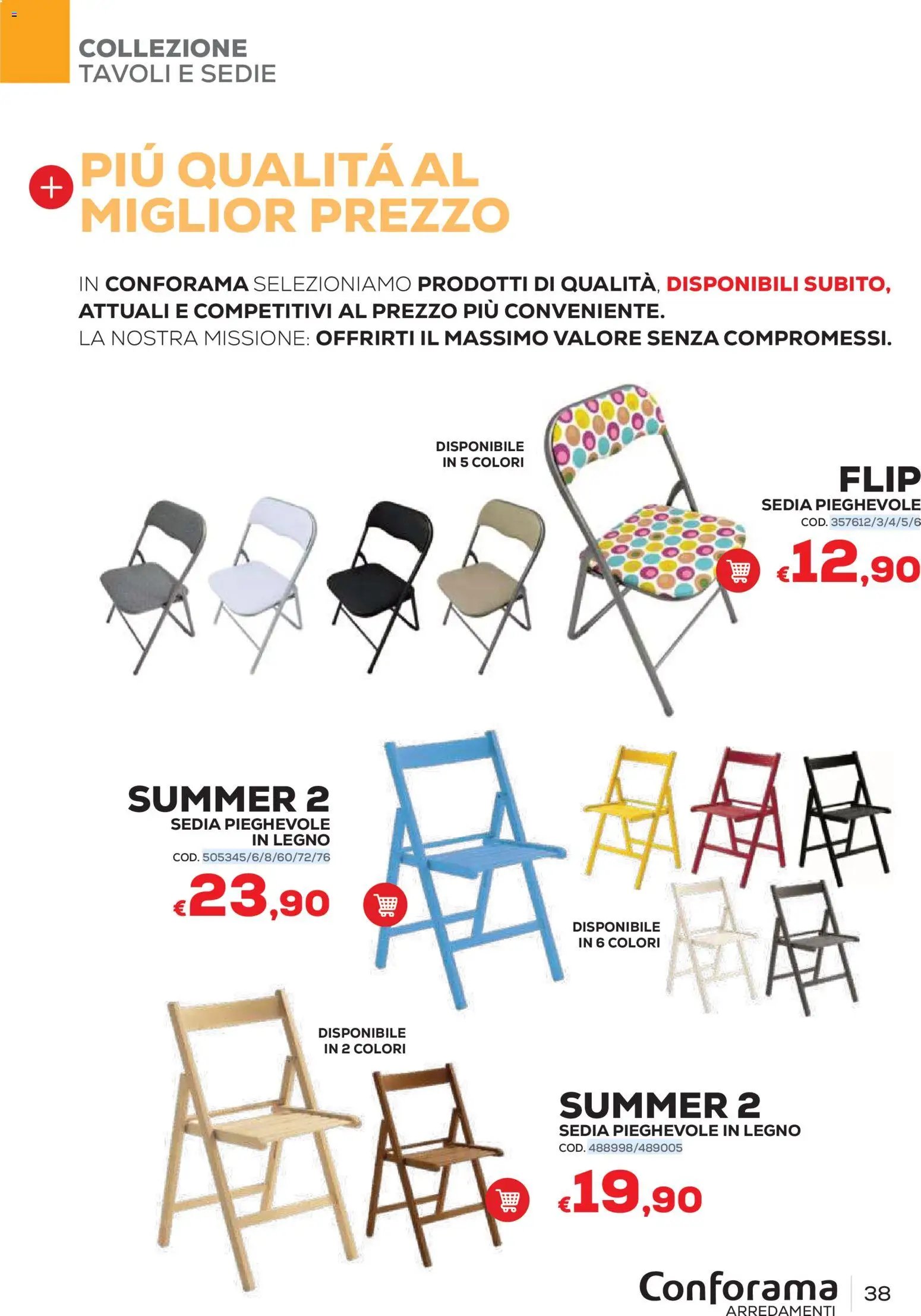 Conforama volantino Arredo