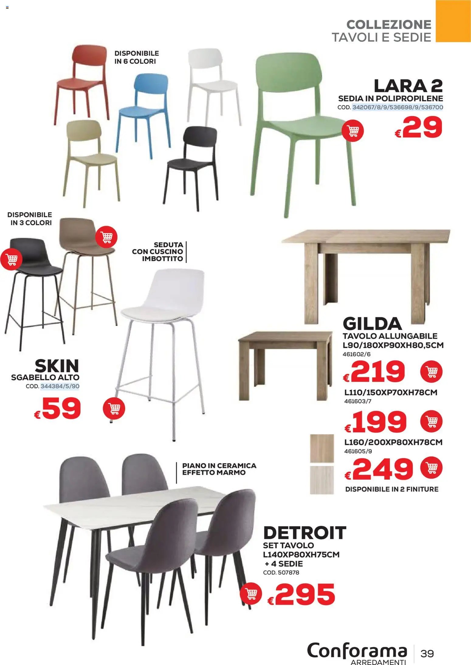 Conforama volantino Arredo