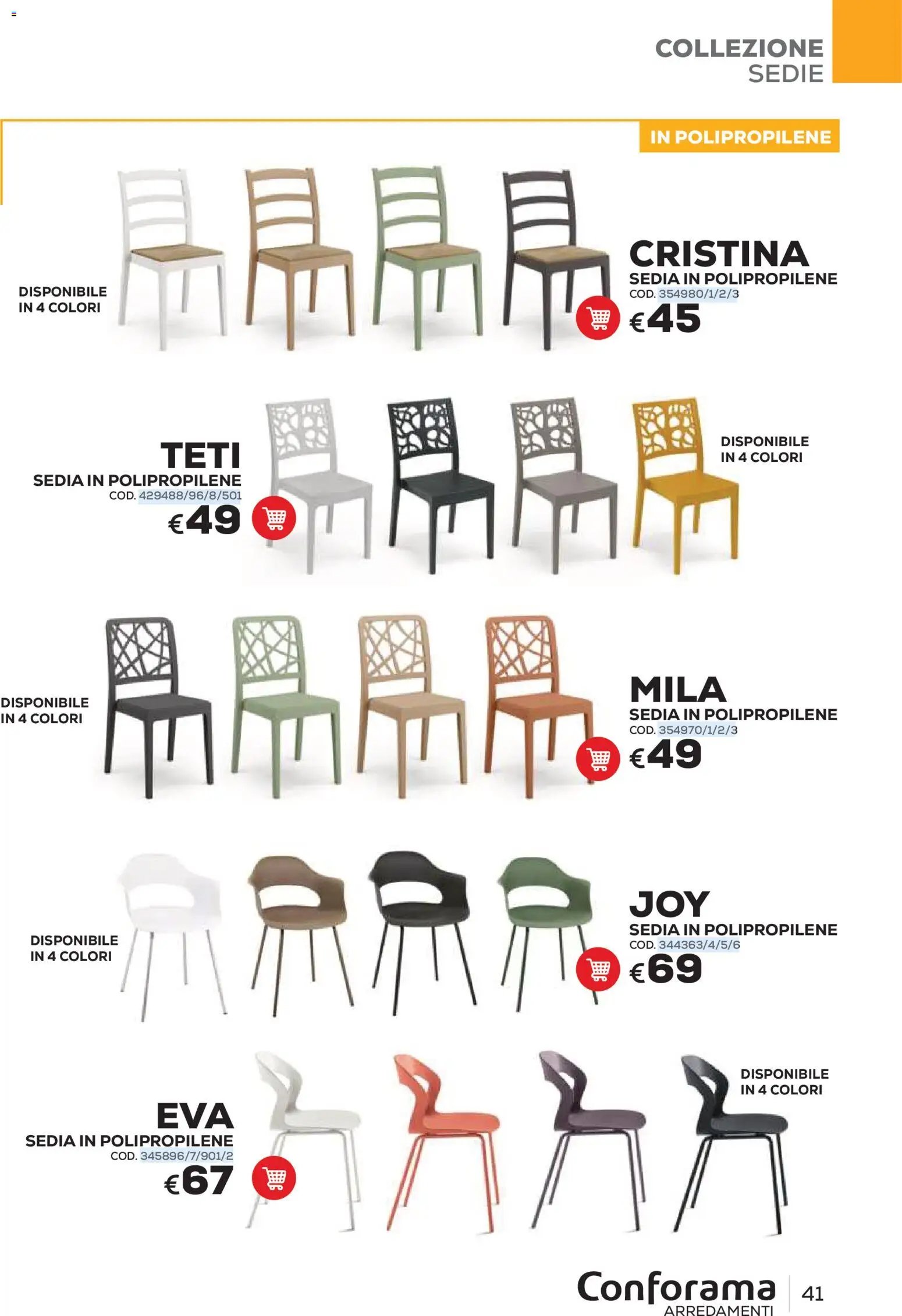 Conforama volantino Arredo