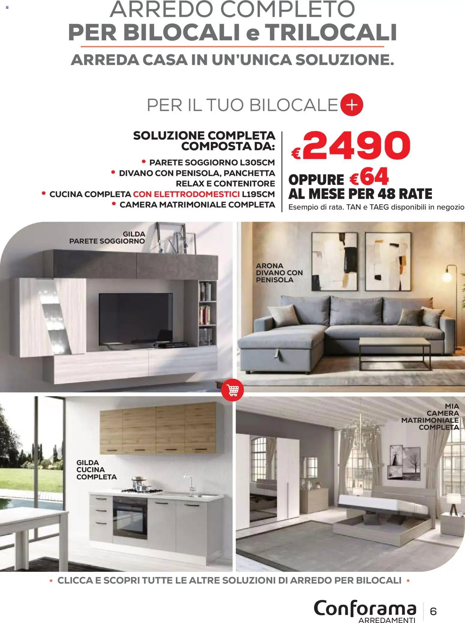 Conforama volantino Arredo
