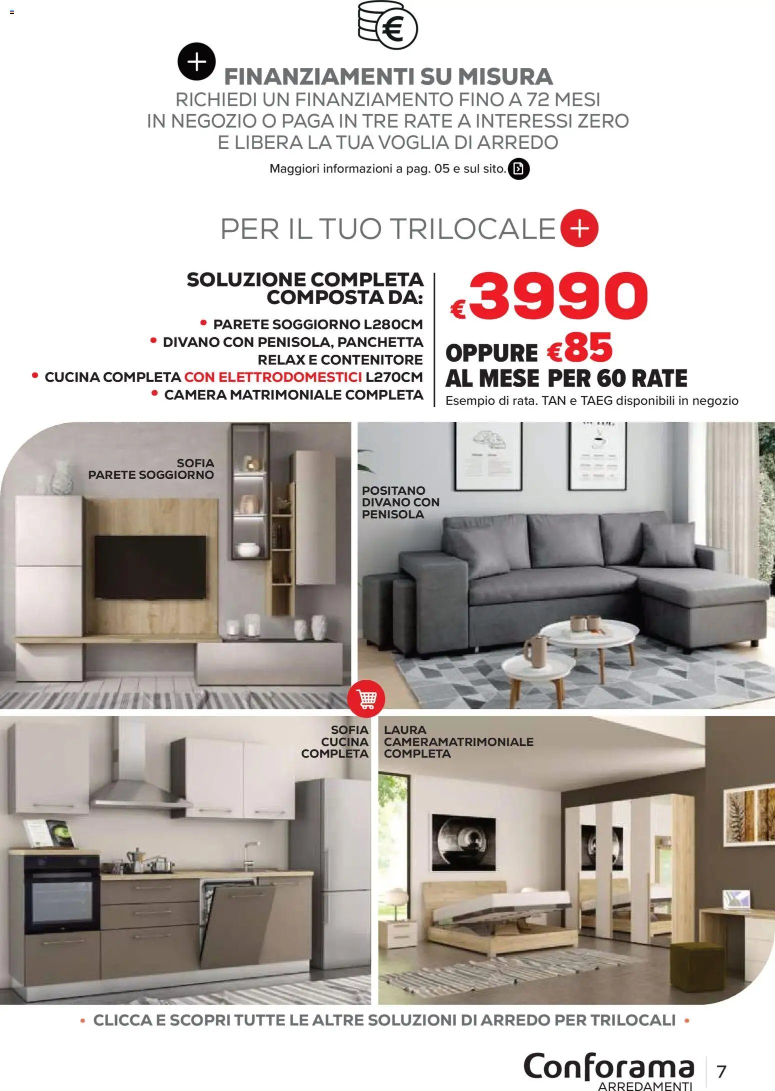 Conforama volantino Arredo
