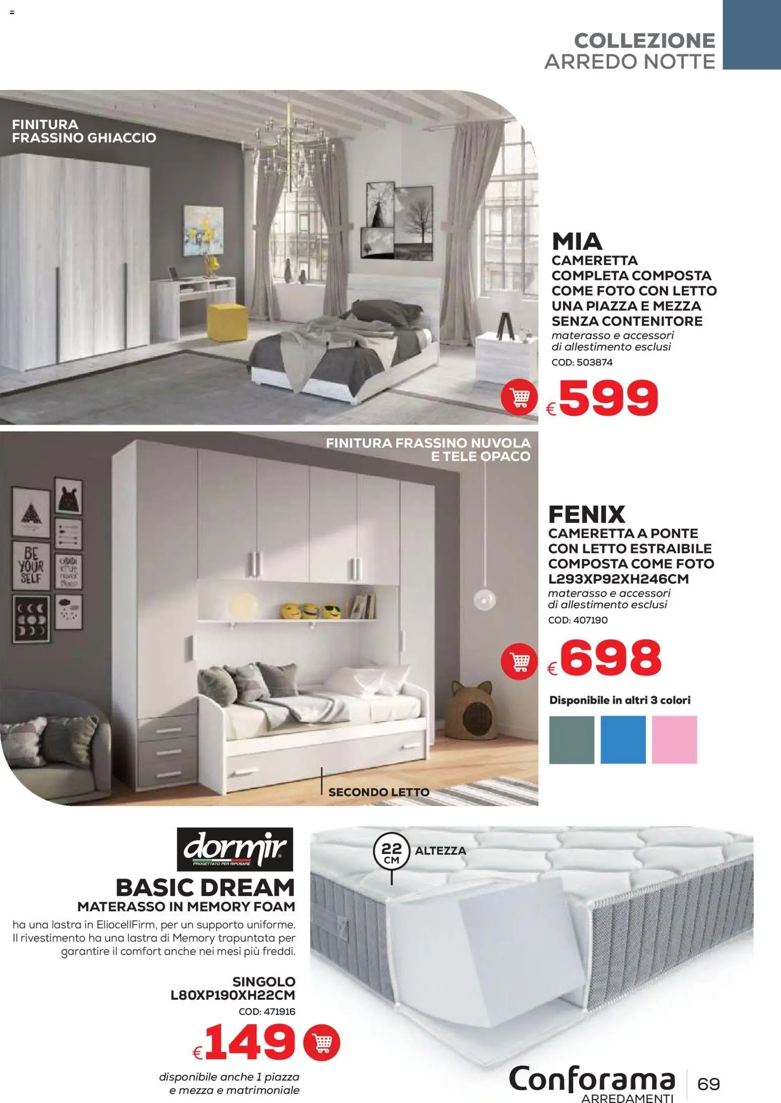 Conforama volantino Arredo