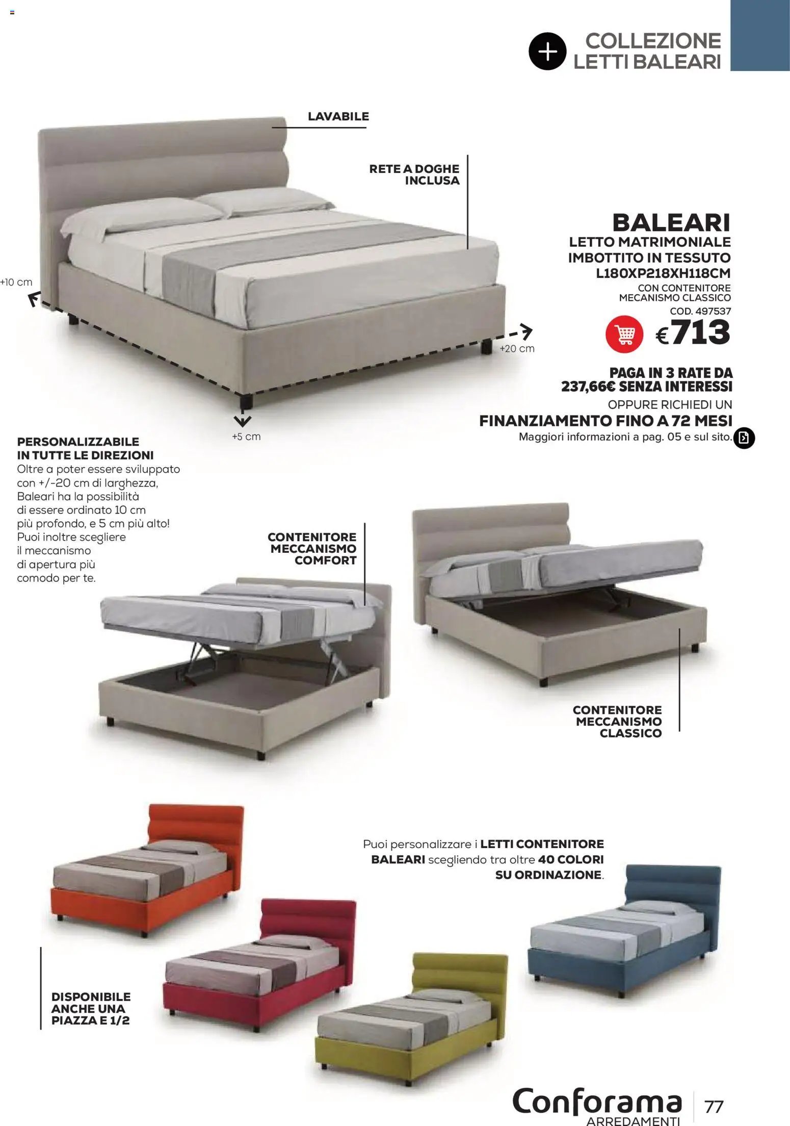 Conforama volantino Arredo