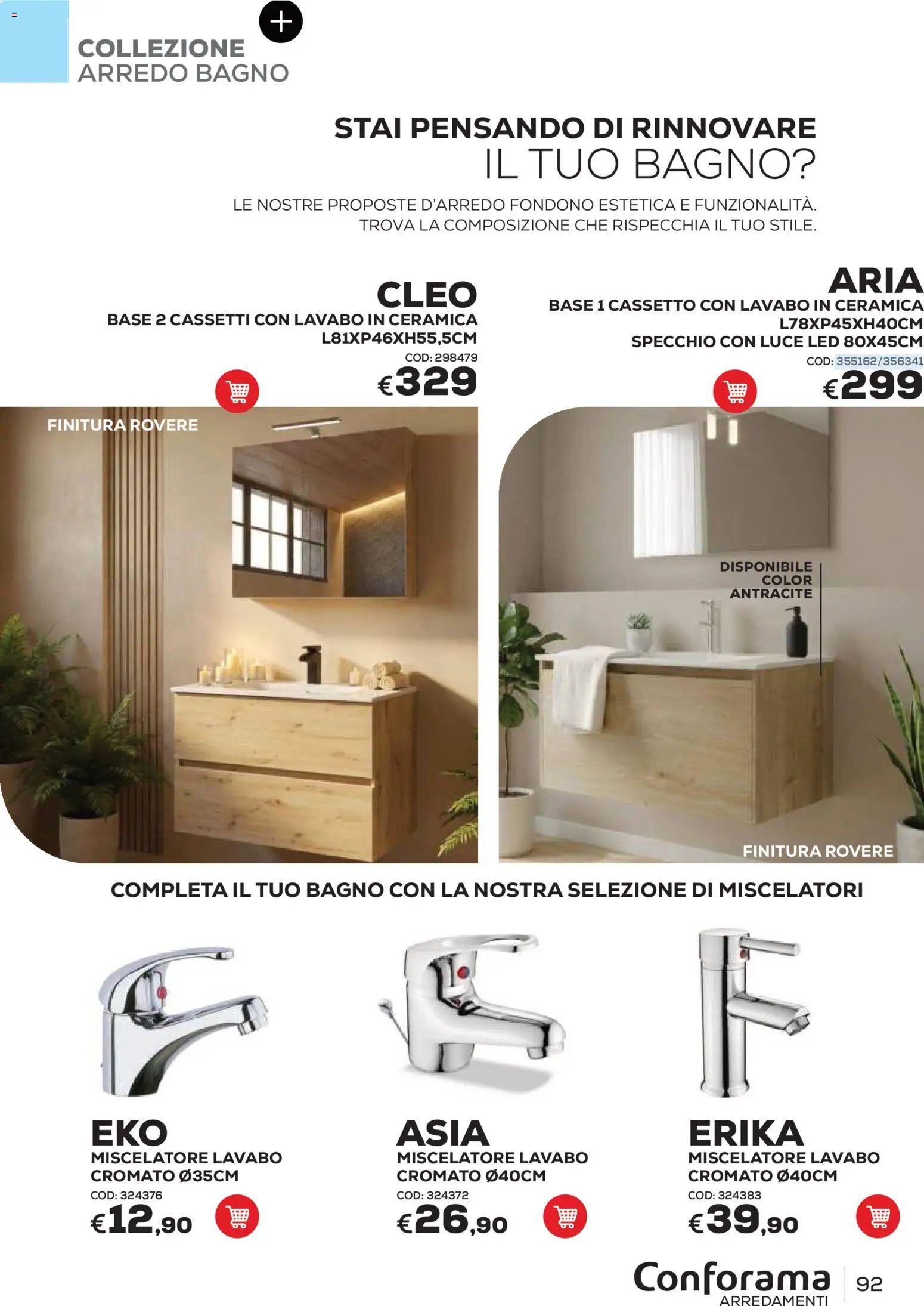 Conforama volantino Arredo