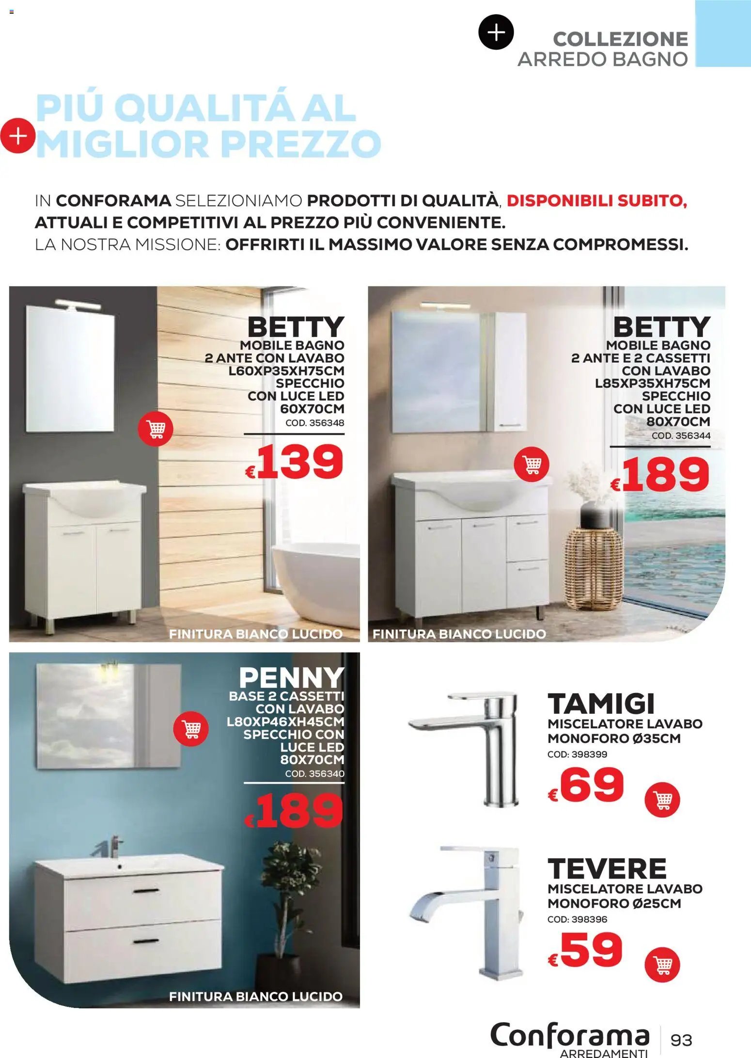 Conforama volantino Arredo