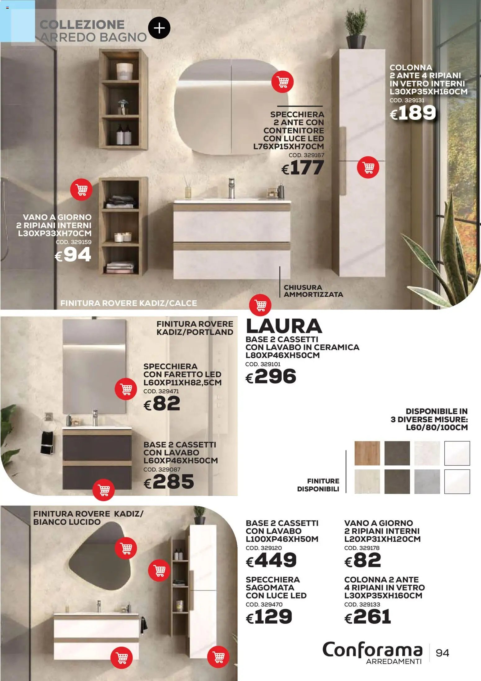 Conforama volantino Arredo