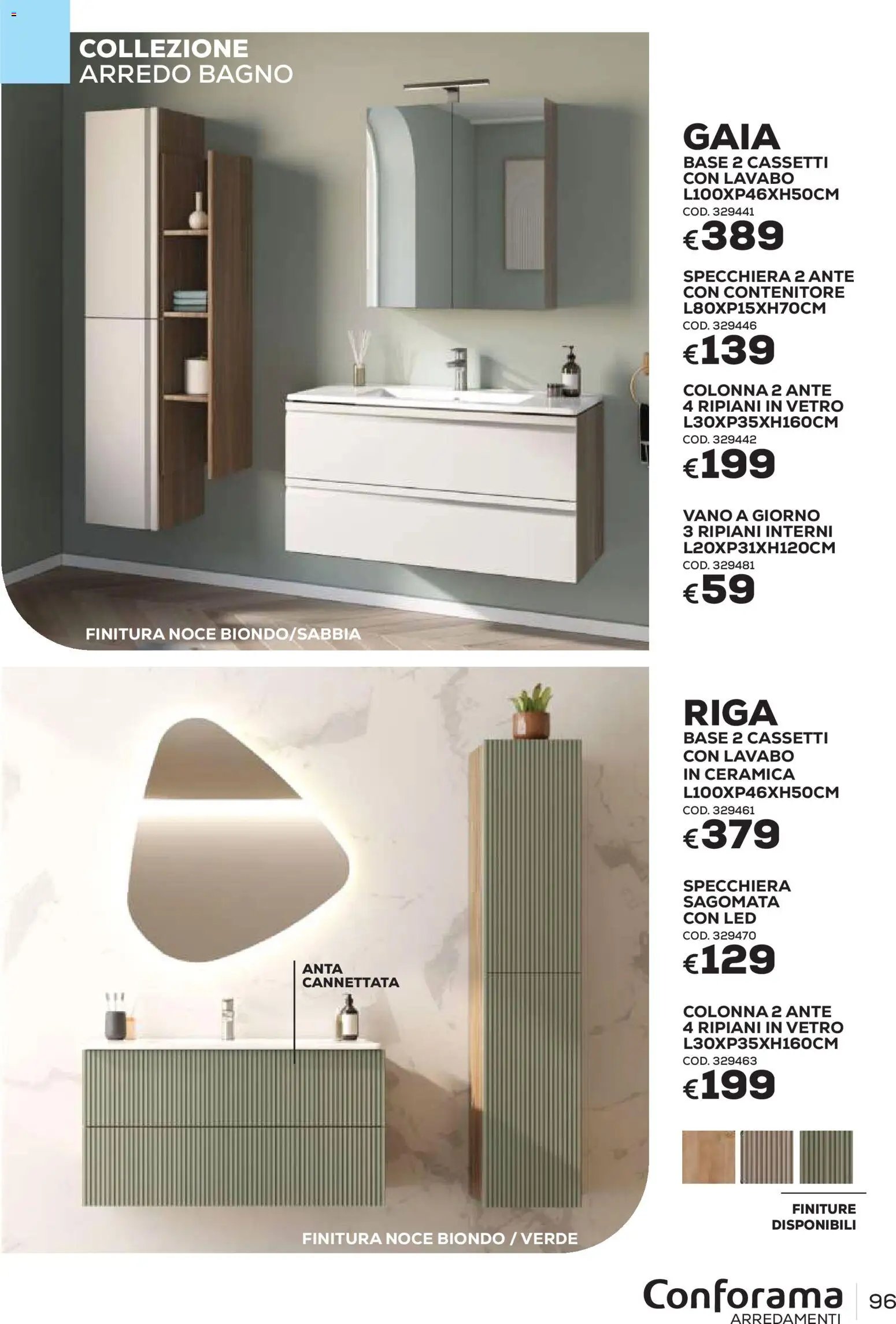 Conforama volantino Arredo
