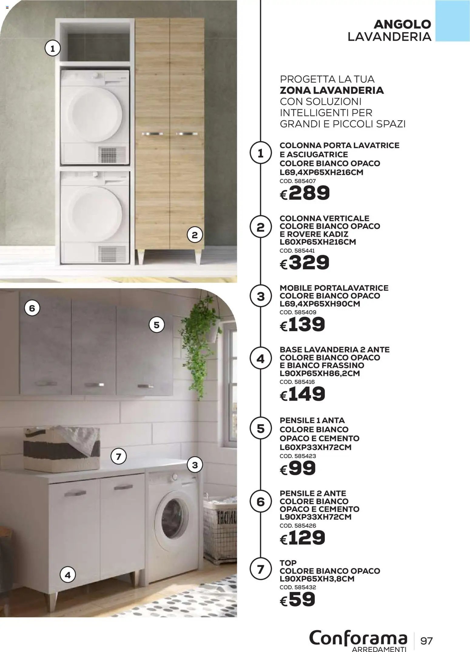 Conforama volantino Arredo