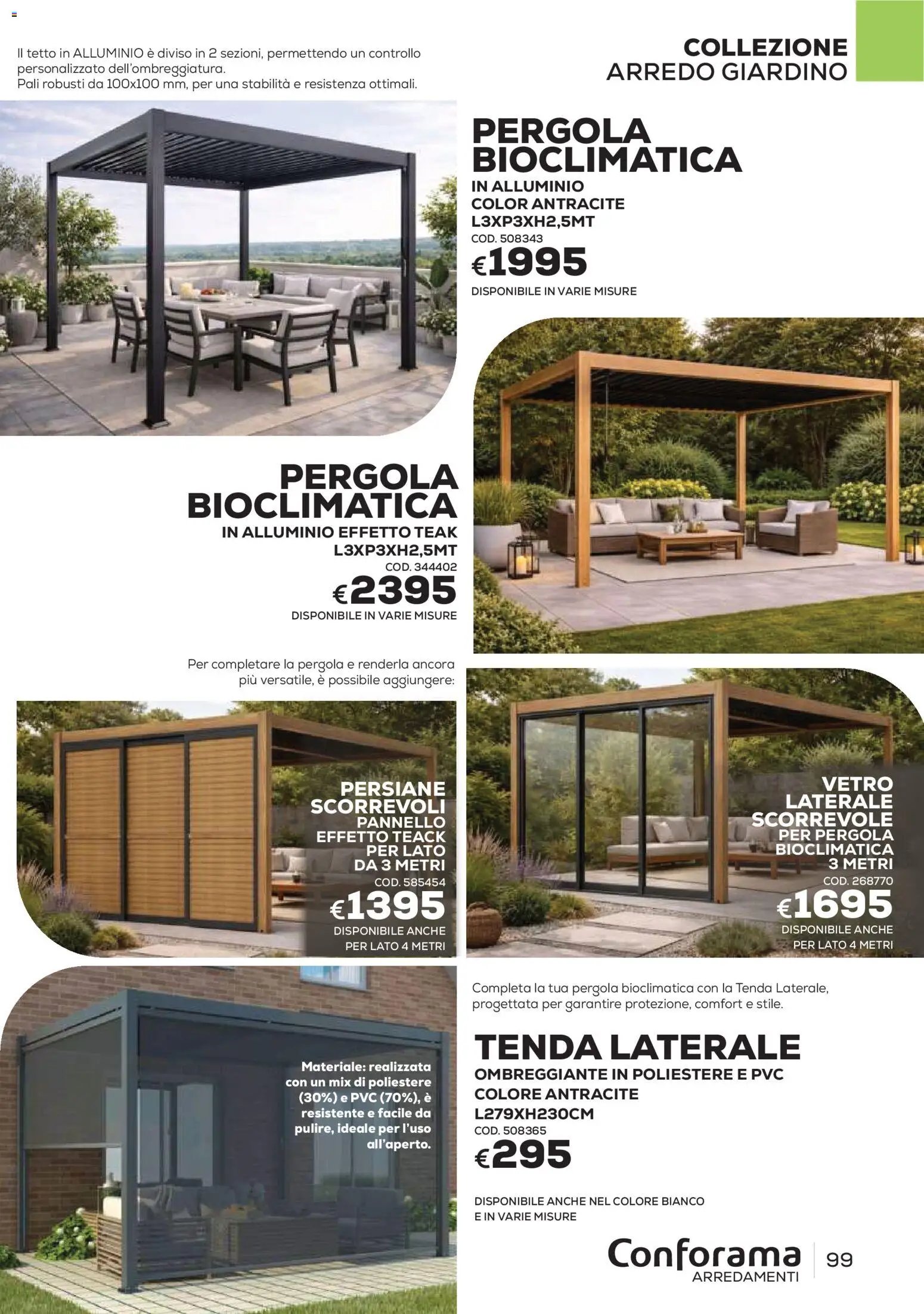 Conforama volantino Arredo