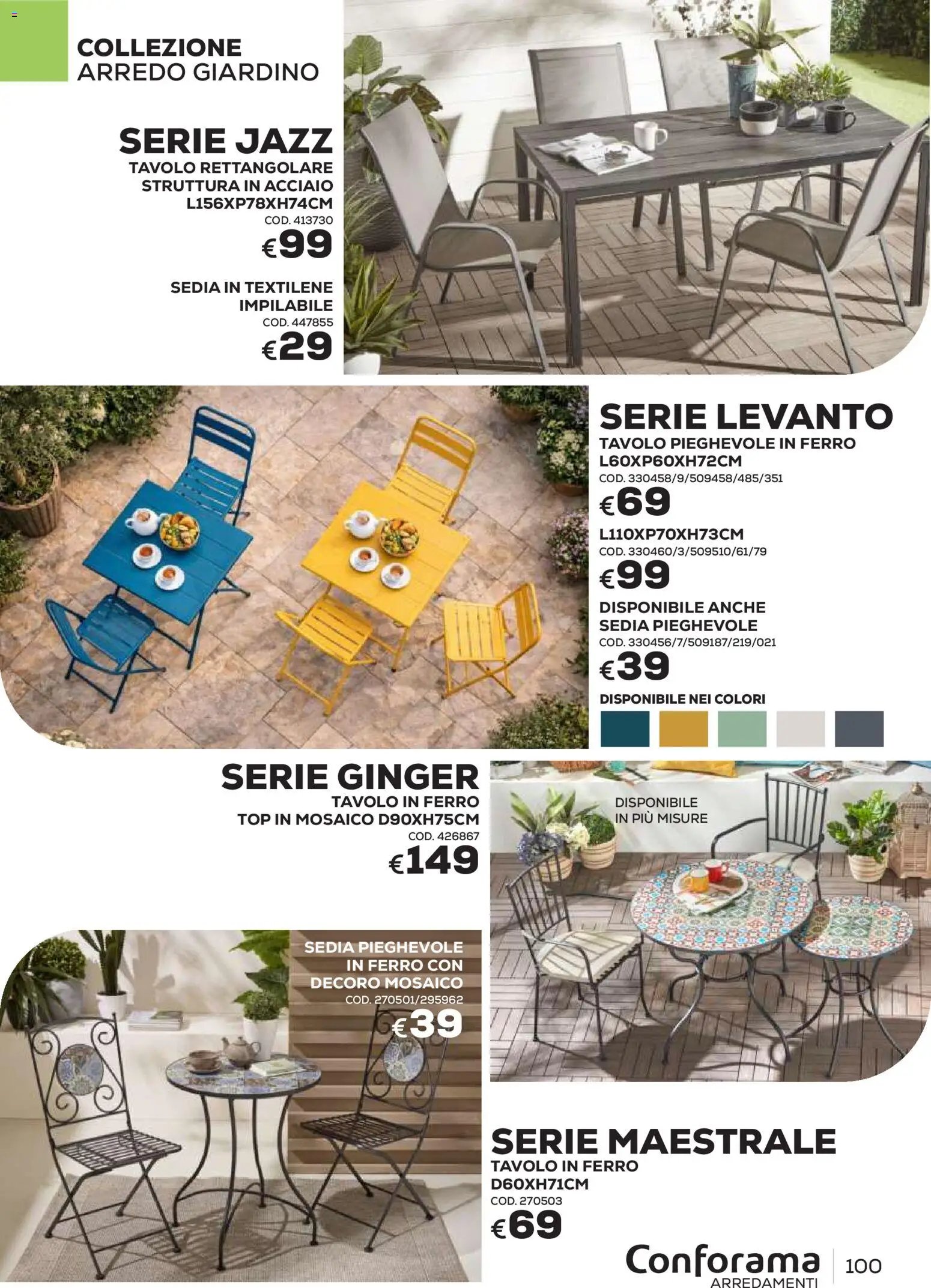 Conforama volantino Arredo