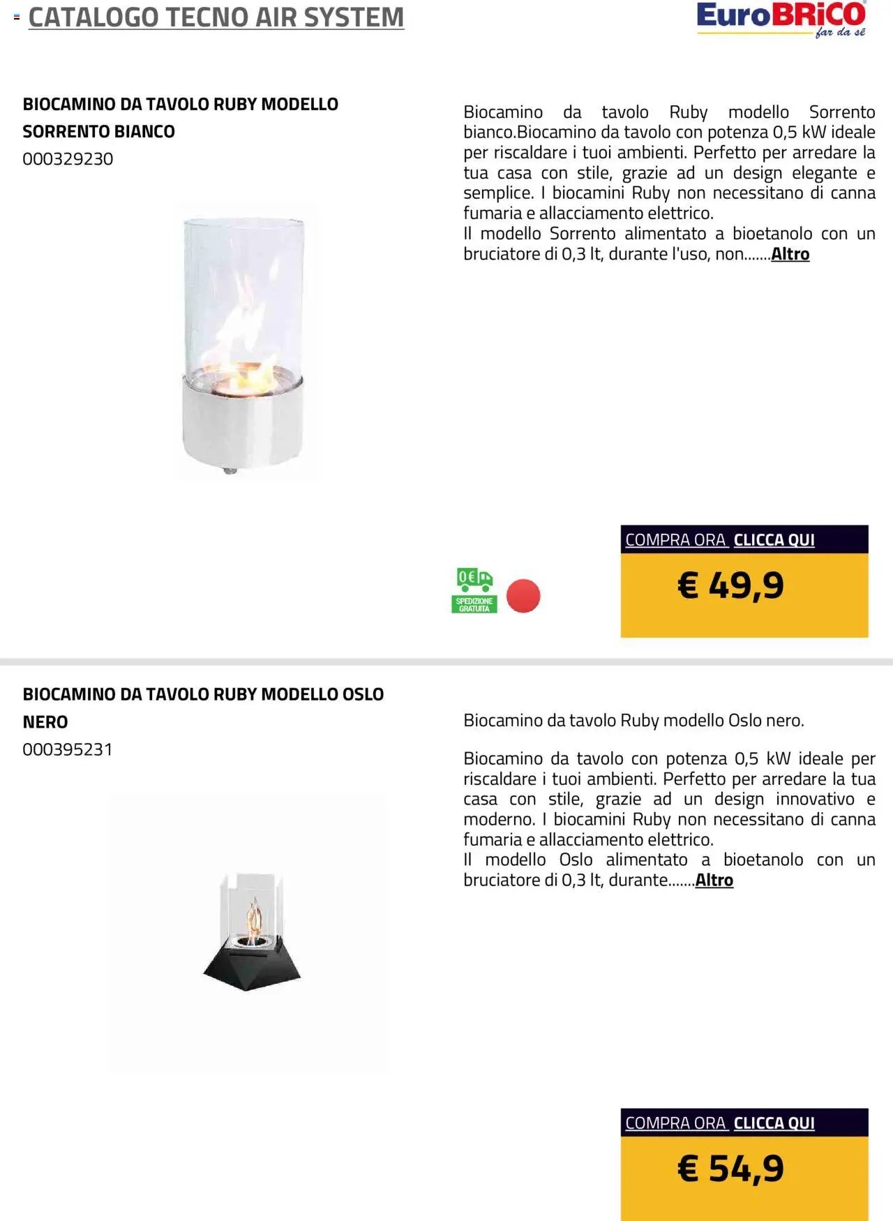 Eurobrico Tecno Air System catalogo