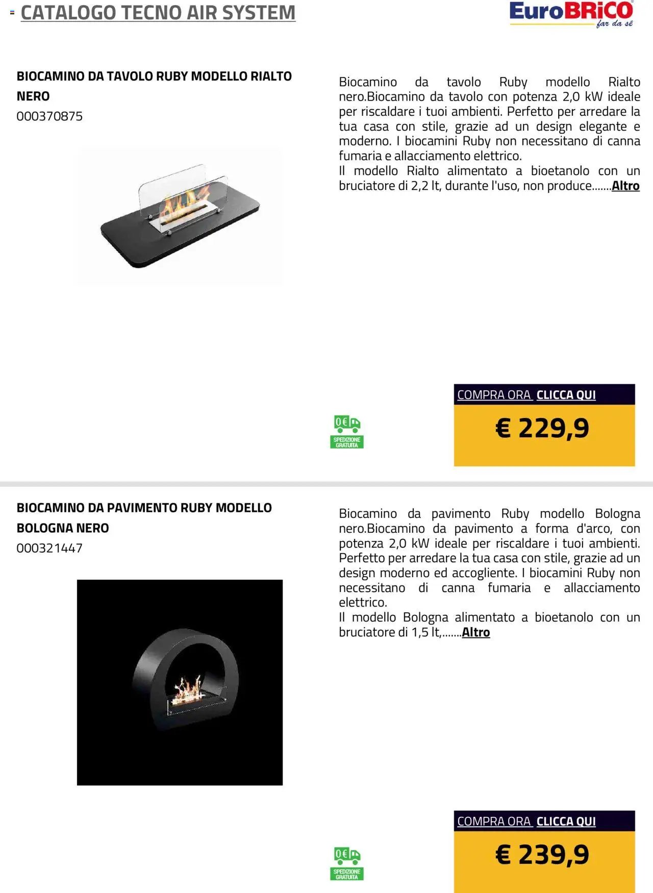 Eurobrico Tecno Air System catalogo
