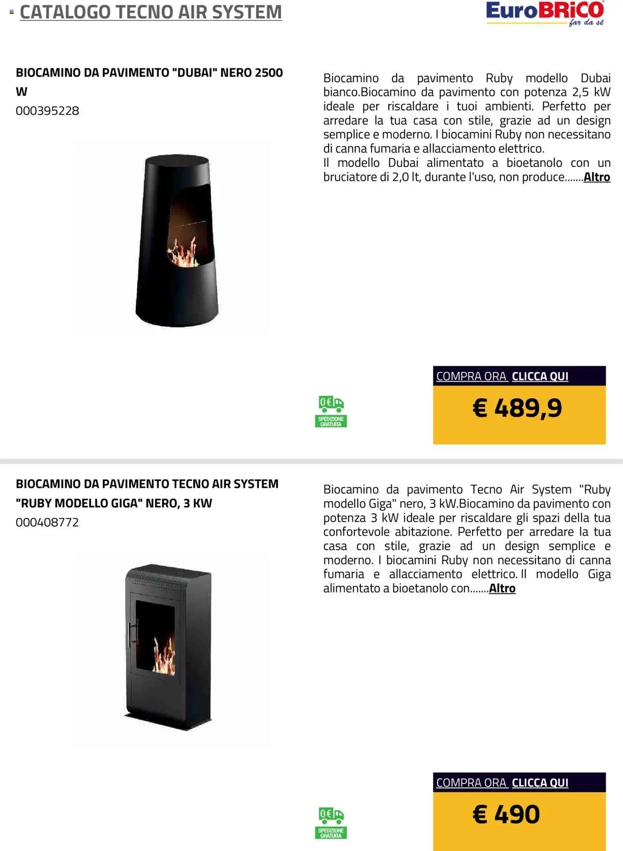 Eurobrico Tecno Air System catalogo
