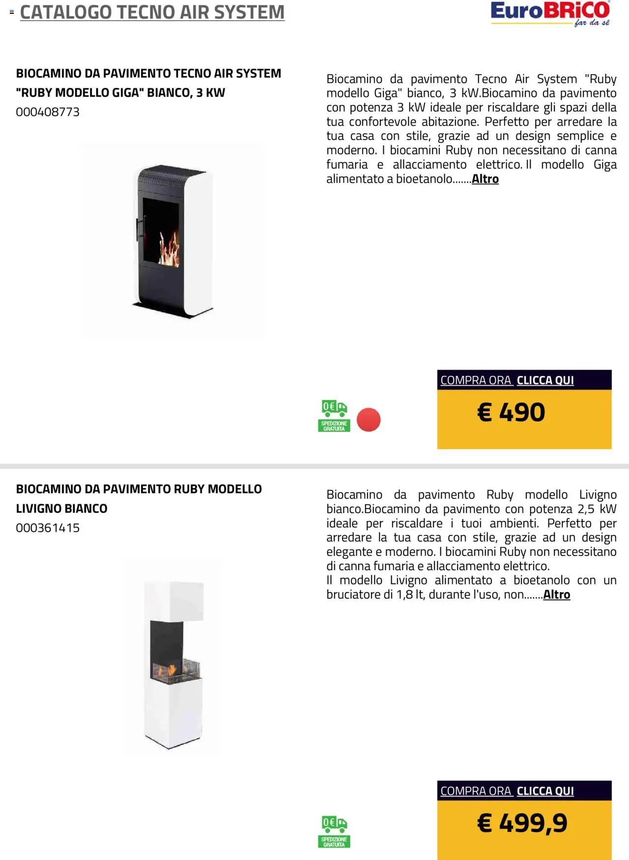 Eurobrico Tecno Air System catalogo
