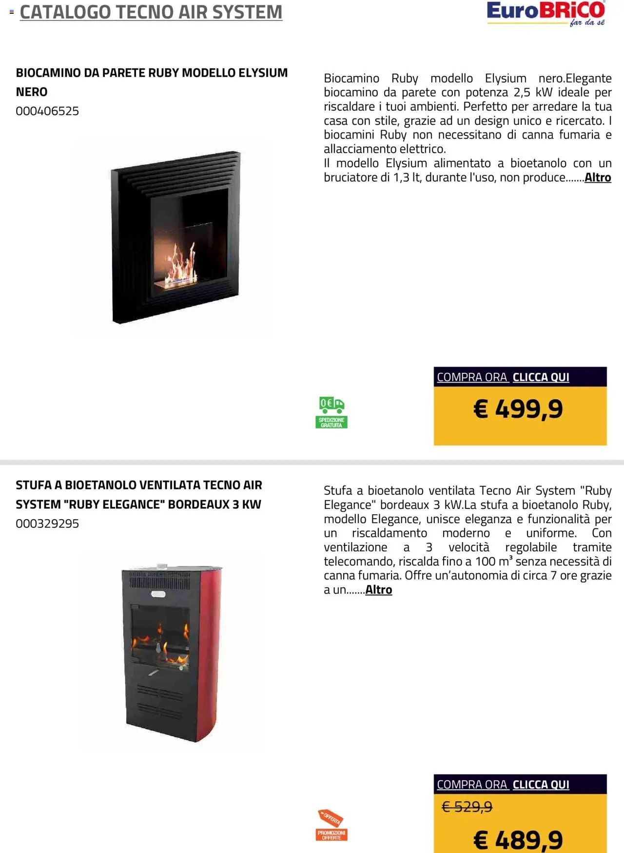 Eurobrico Tecno Air System catalogo