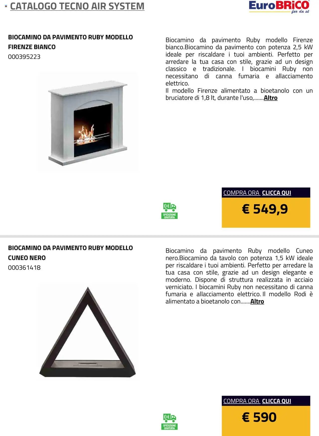 Eurobrico Tecno Air System catalogo