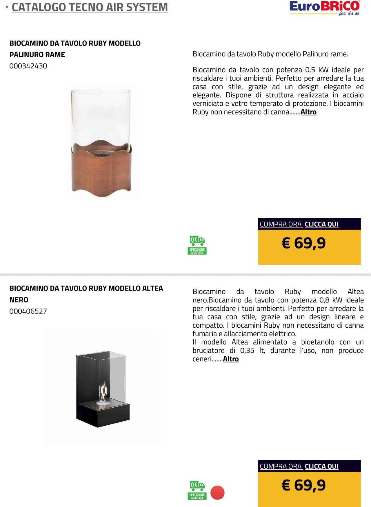Eurobrico Tecno Air System catalogo