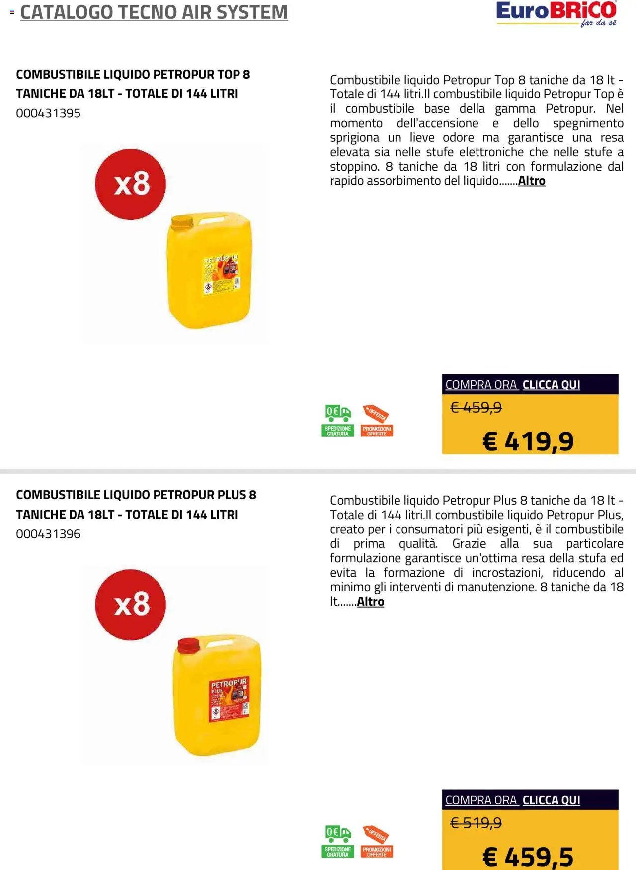 Eurobrico Tecno Air System catalogo