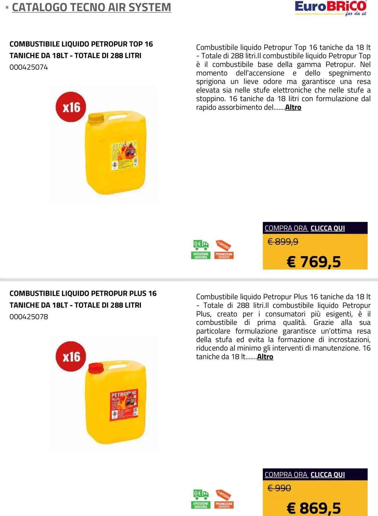 Eurobrico Tecno Air System catalogo