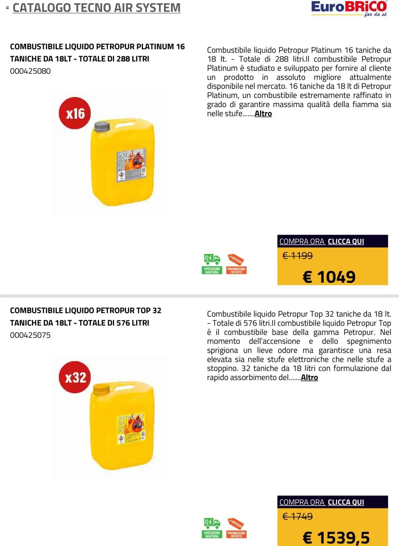 Eurobrico Tecno Air System catalogo