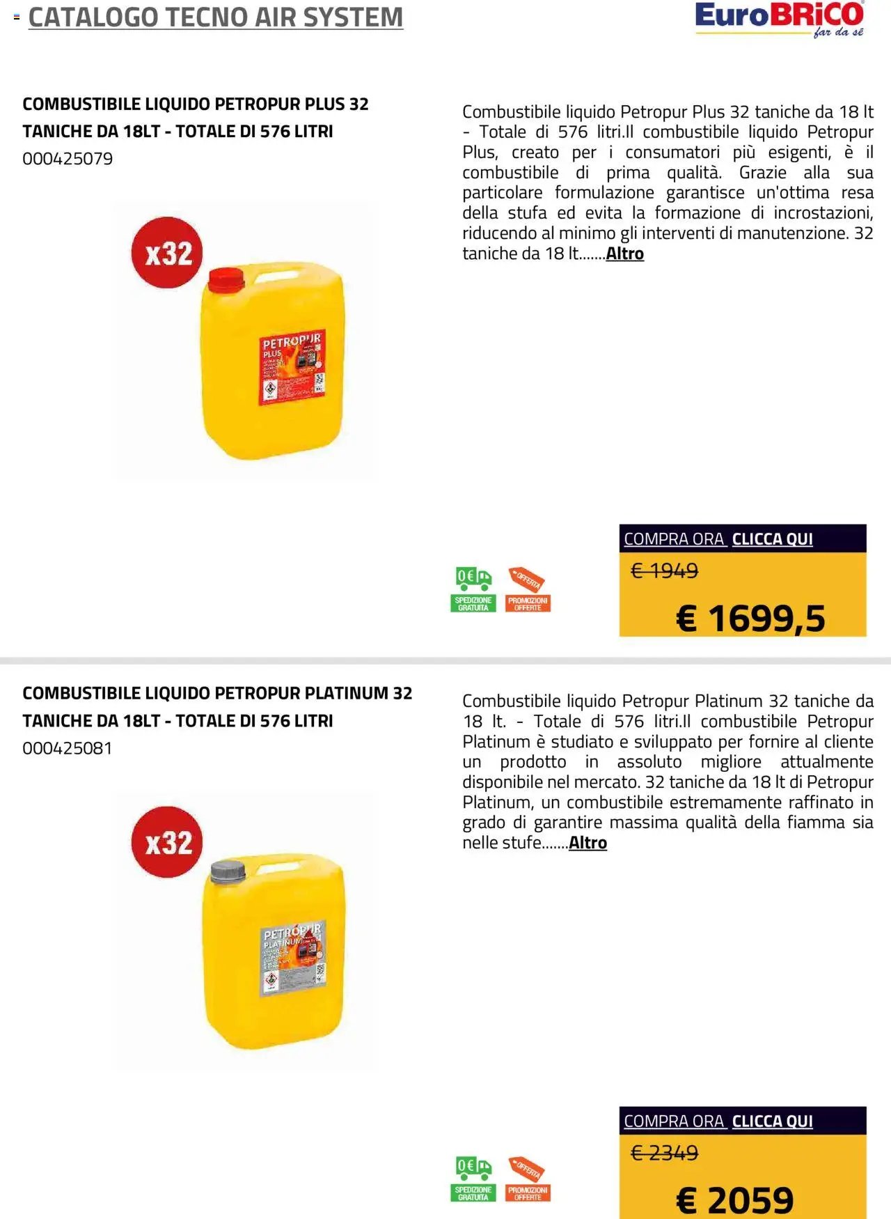 Eurobrico Tecno Air System catalogo