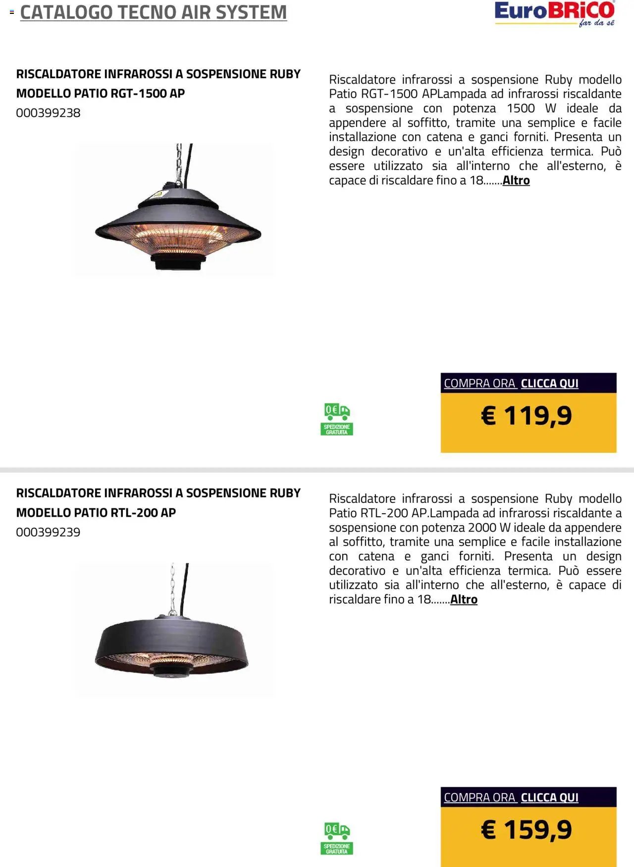 Eurobrico Tecno Air System catalogo