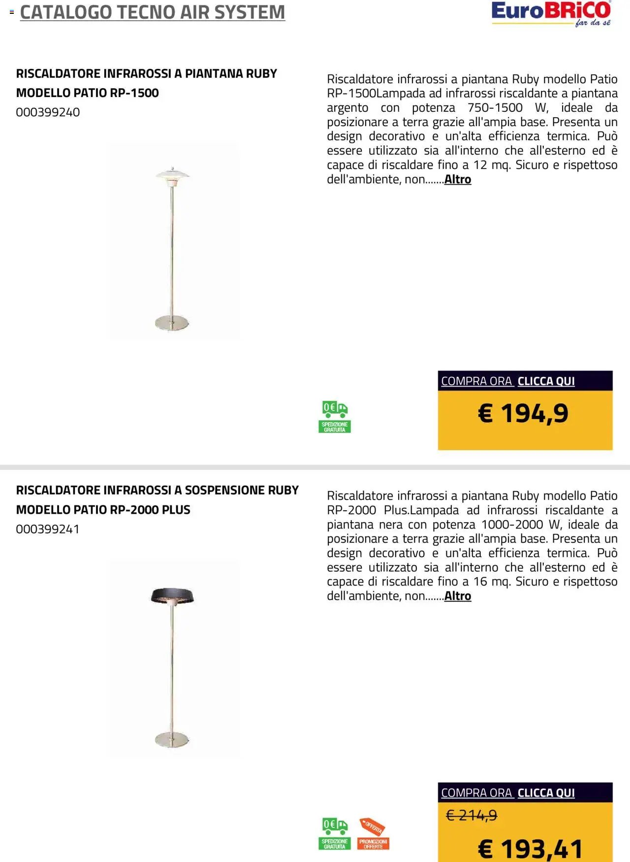 Eurobrico Tecno Air System catalogo