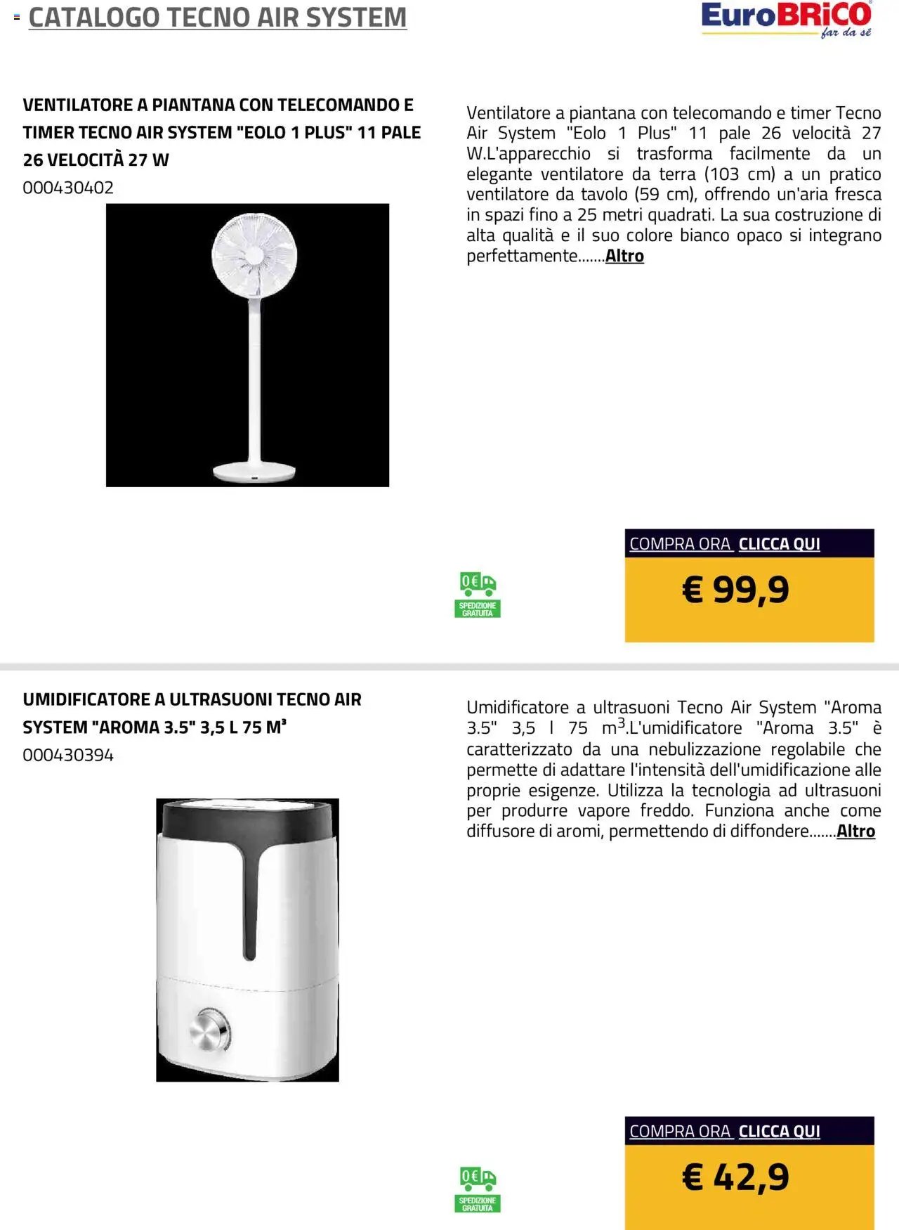 Eurobrico Tecno Air System catalogo