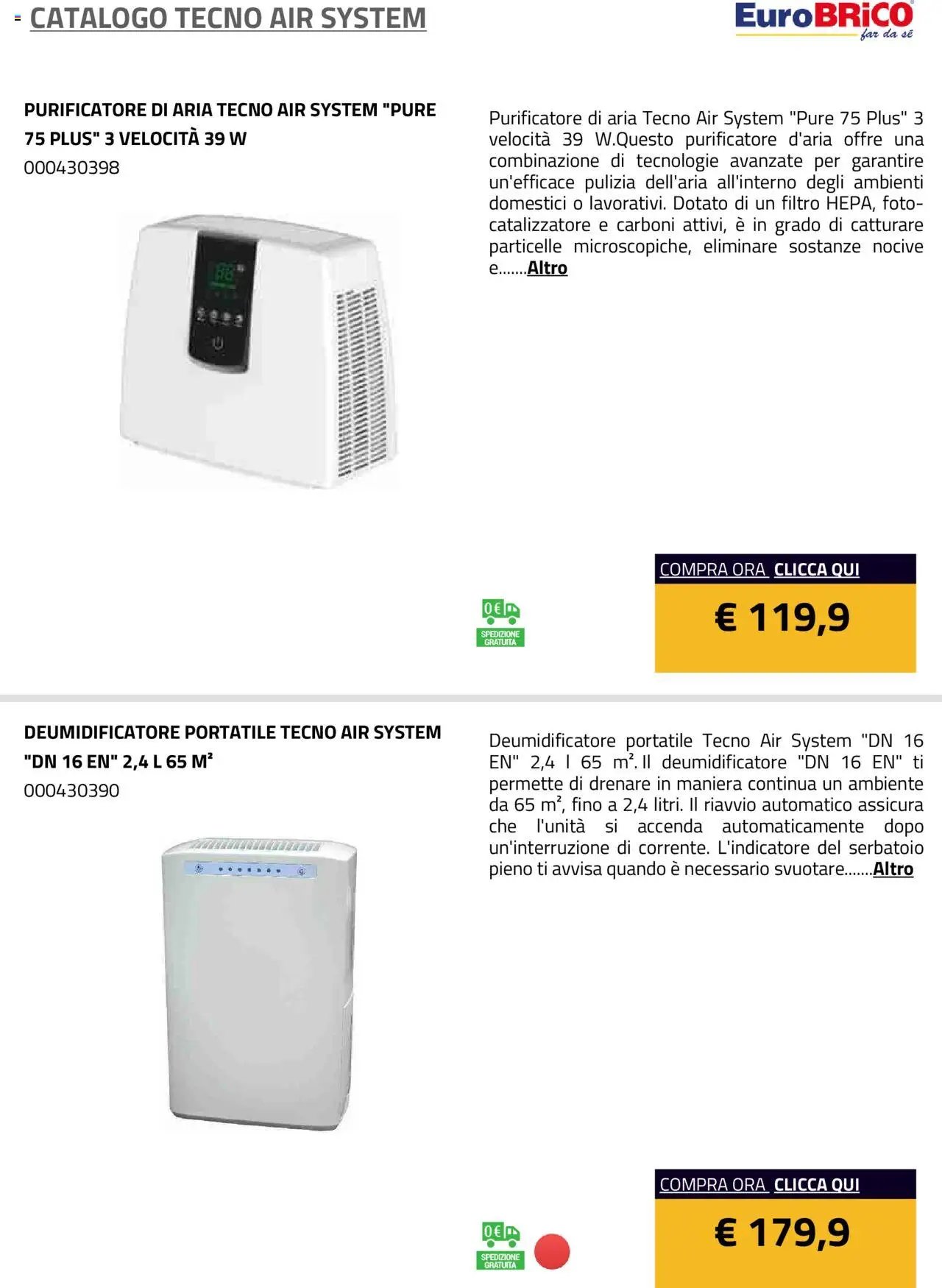 Eurobrico Tecno Air System catalogo