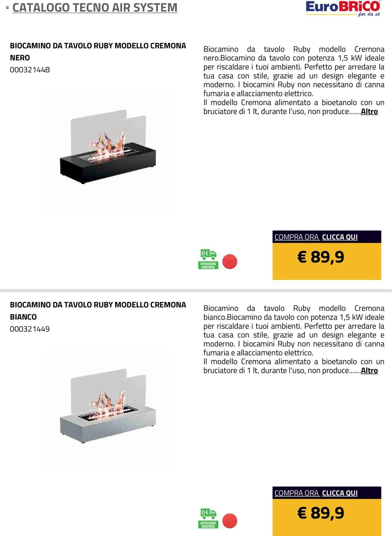 Eurobrico Tecno Air System catalogo