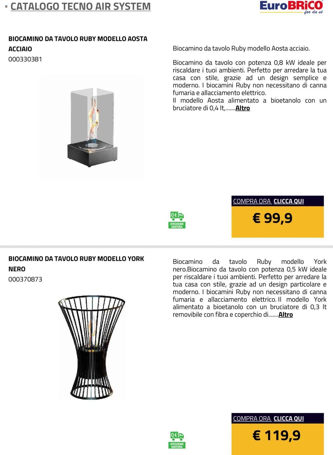 Eurobrico Tecno Air System catalogo