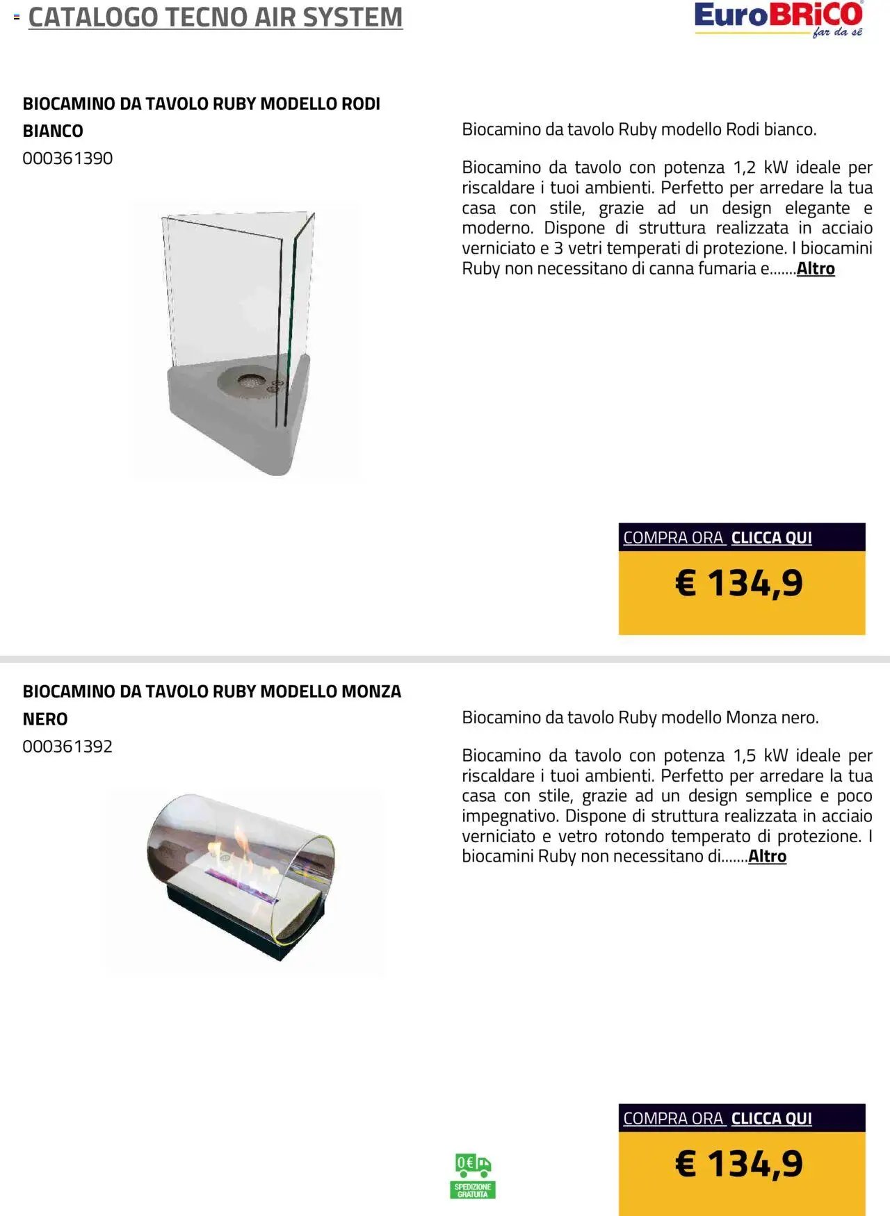 Eurobrico Tecno Air System catalogo