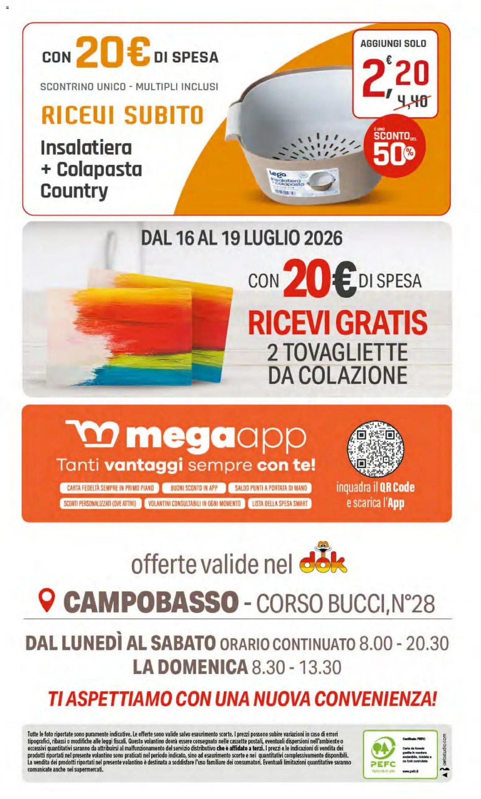 DOK volantino Riapertura Corso Bucci