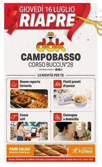 DOK volantino Riapertura Corso Bucci