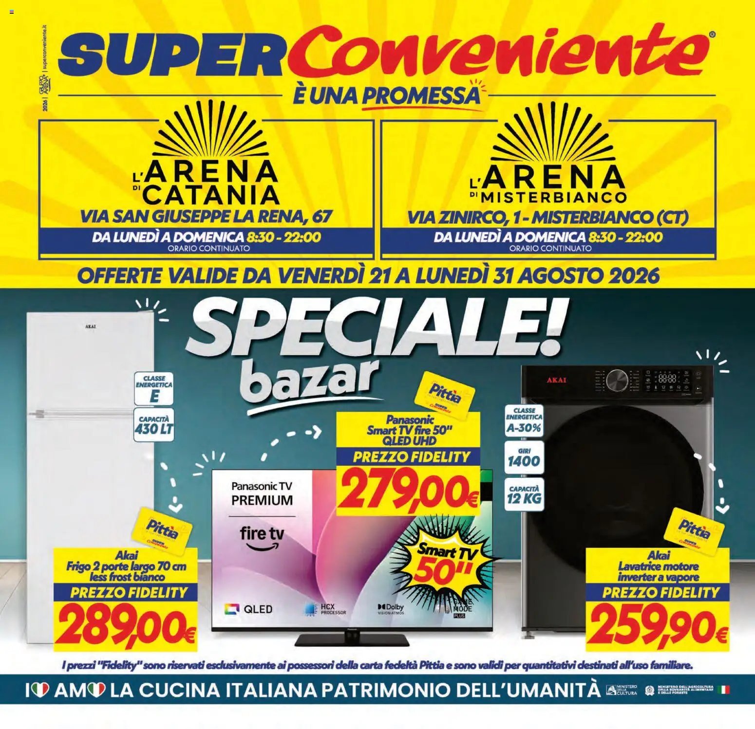 SuperConveniente volantino Catania, Misterbianco