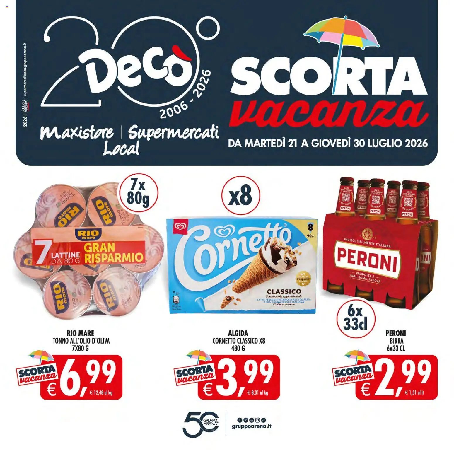 Decò volantino Maxistore, Supermercati, Local Sicilia