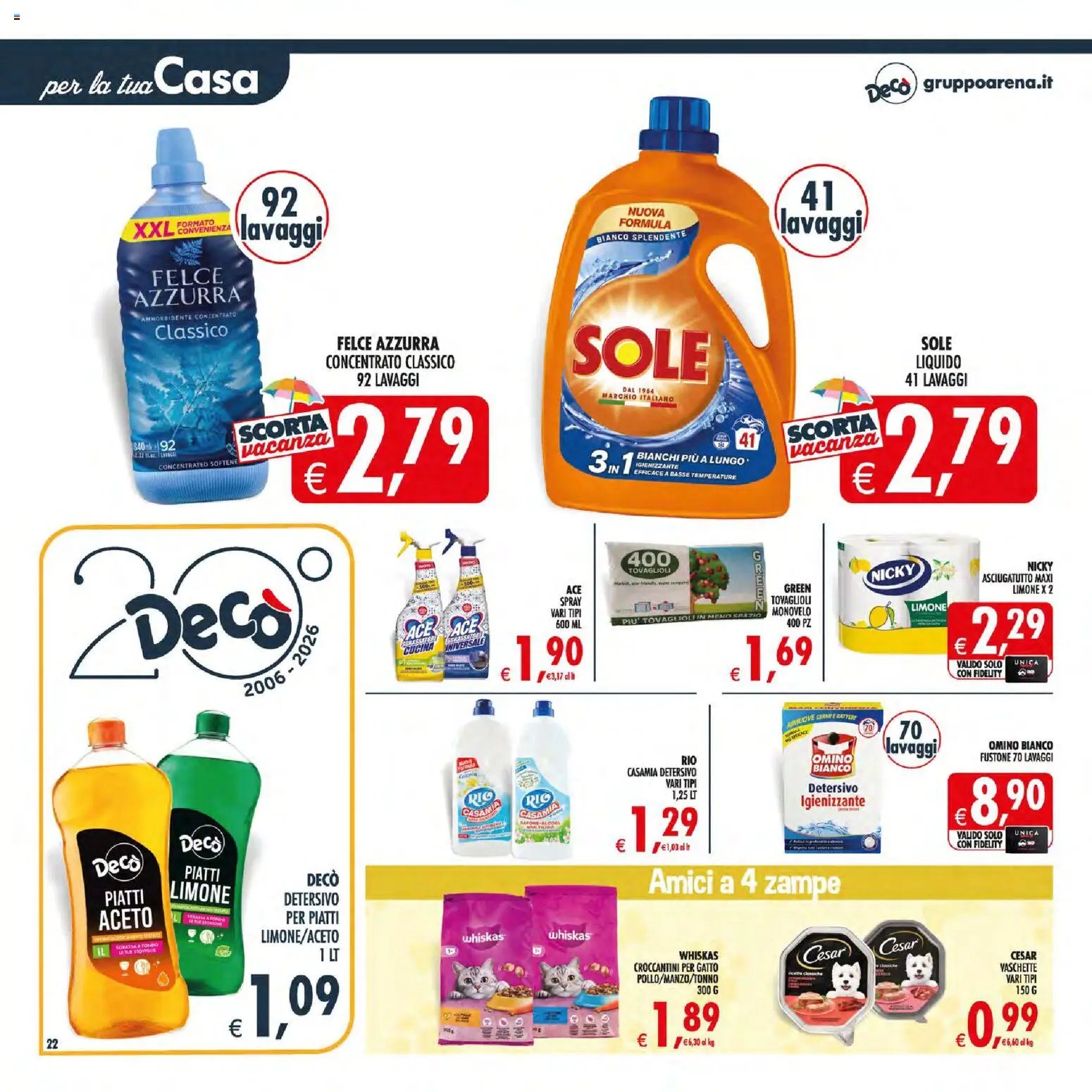Decò volantino Maxistore, Supermercati, Local Sicilia