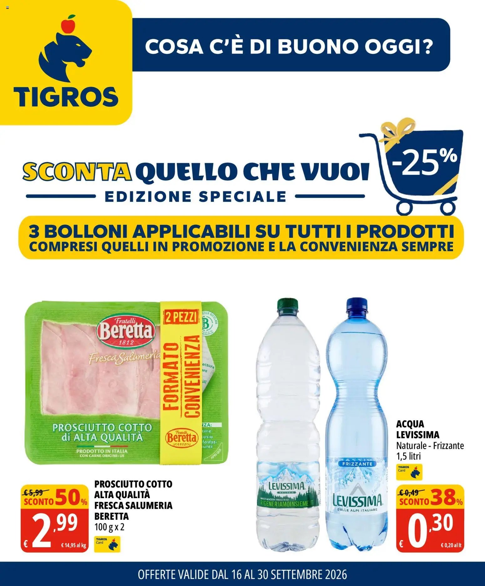 Tigros volantino
