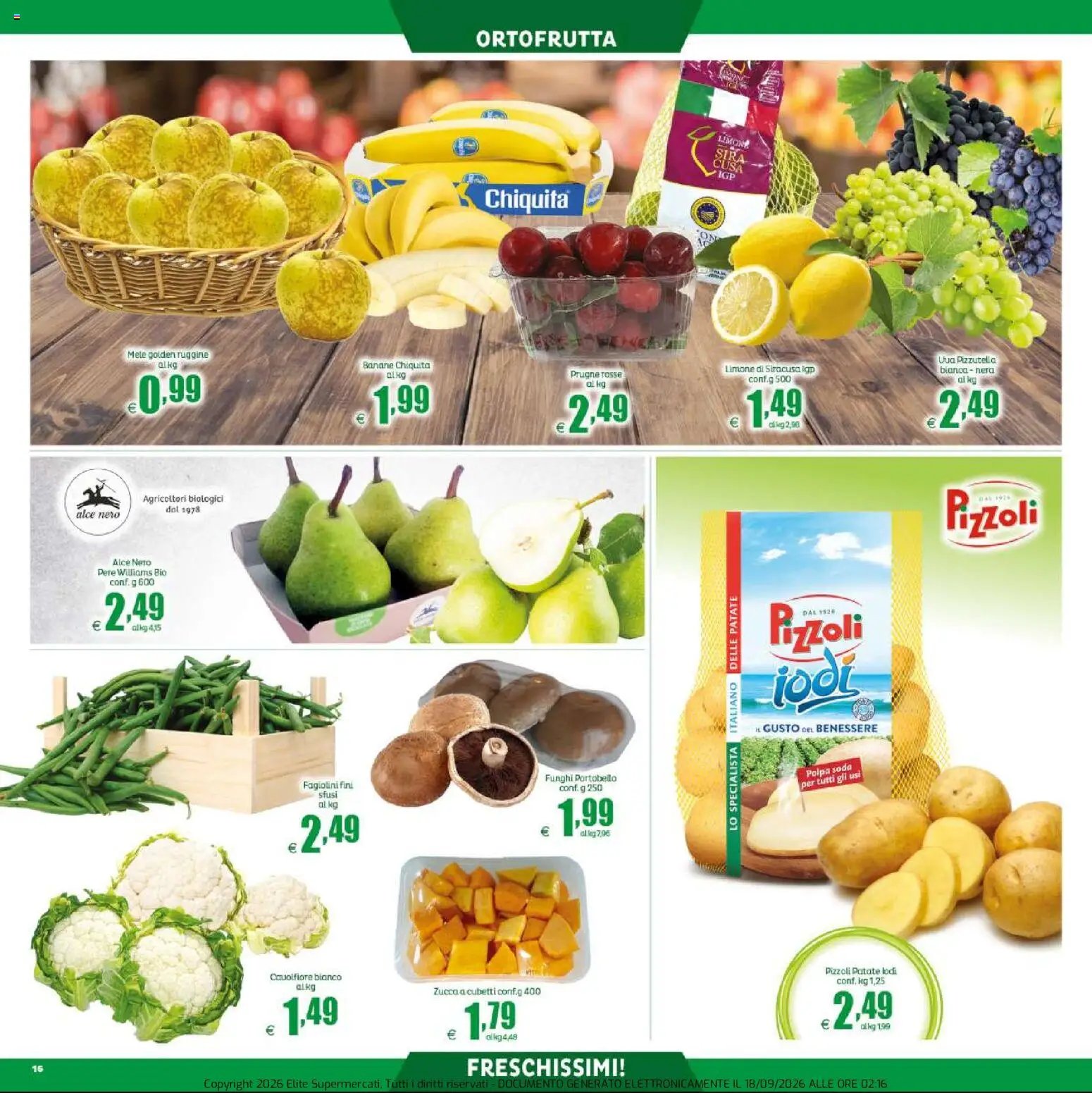 Elite Supermercati volantino