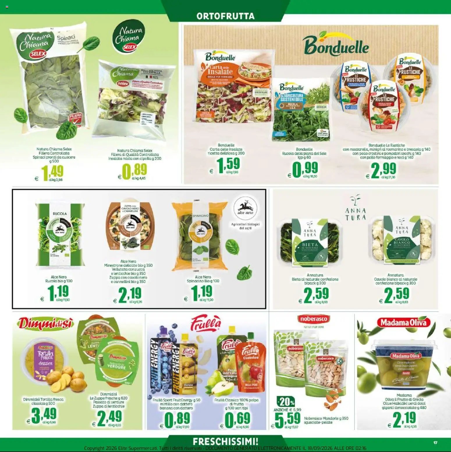 Elite Supermercati volantino