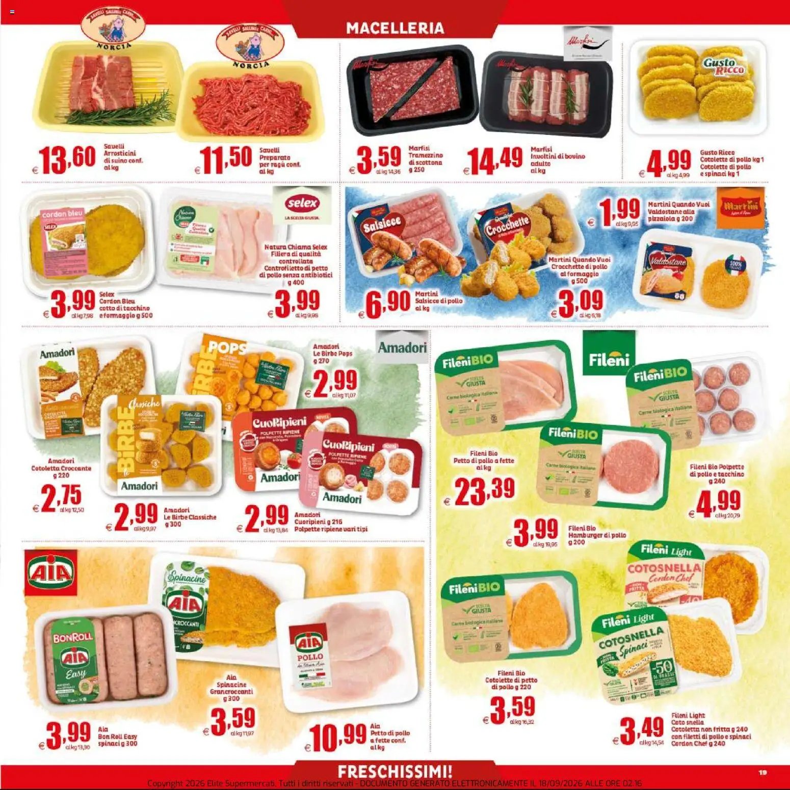 Elite Supermercati volantino